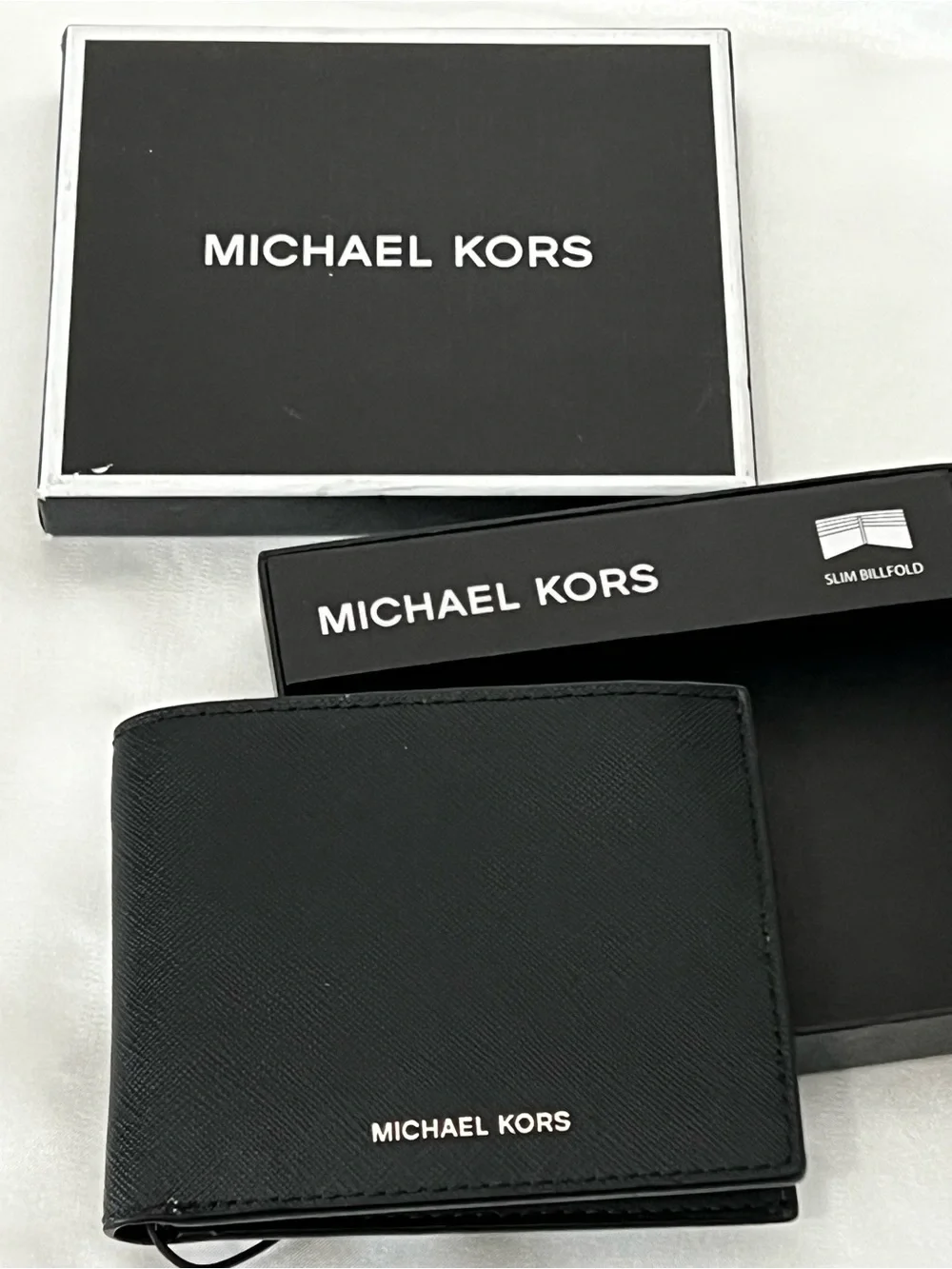 Michael Kors Men's Black Slim Billfold Wallet